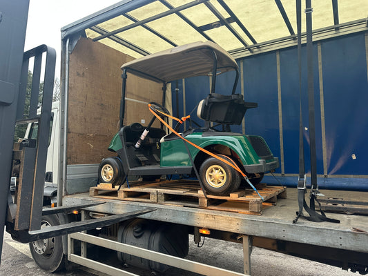 EZGO RXV Petrol Buggy Safely Delivered to Scotland