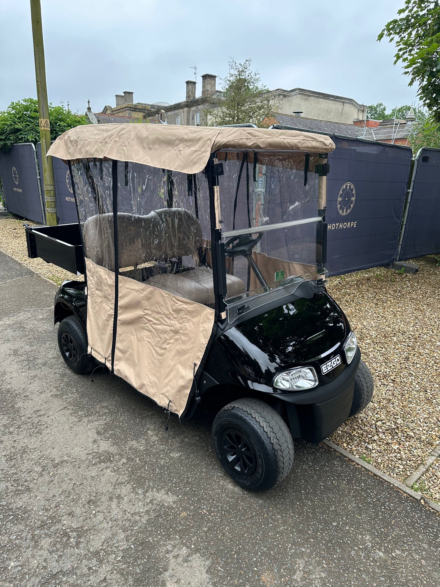 EZGO RXV 2 Passenger Enclosure, Tan