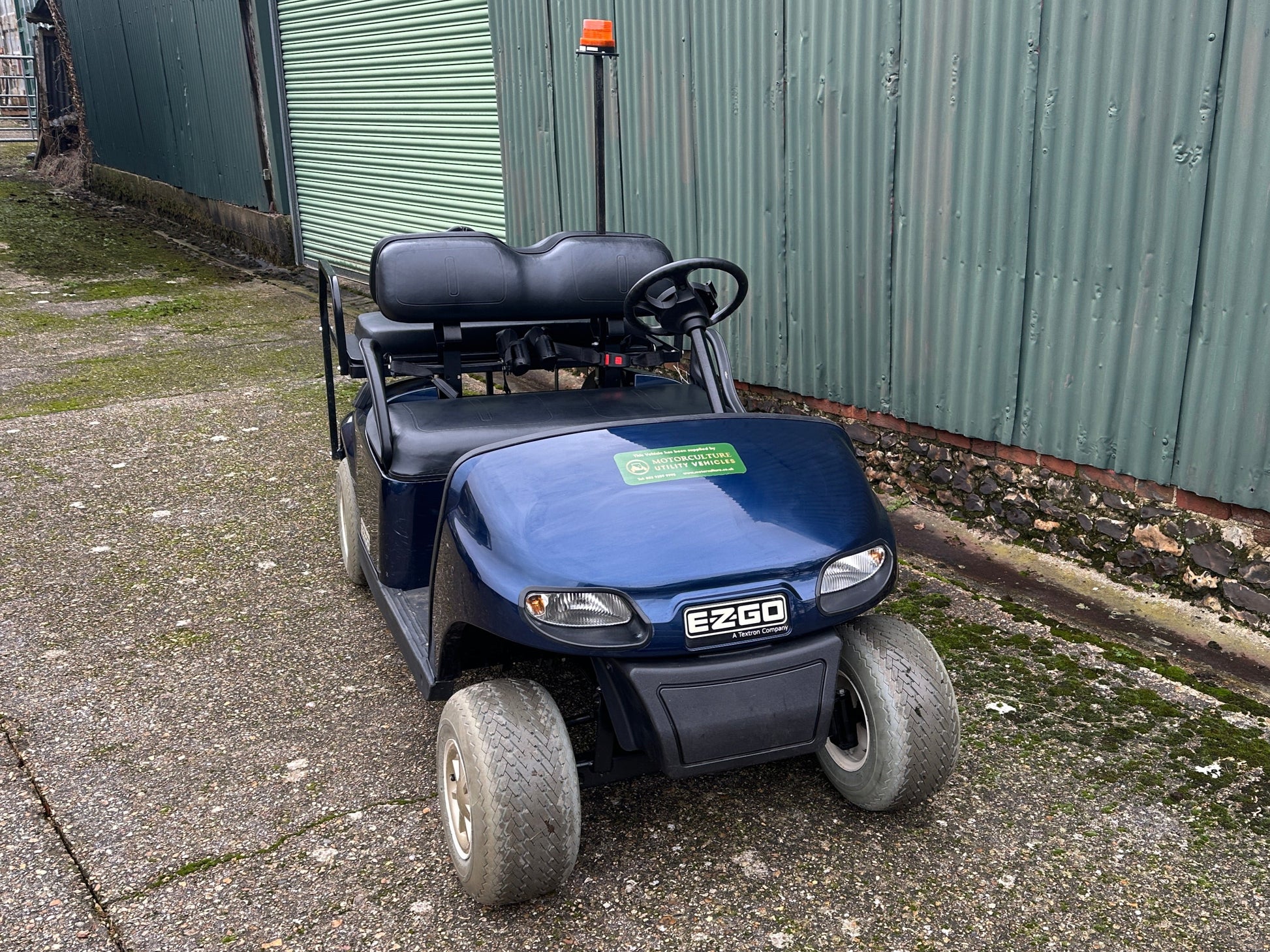 Cushman Shuttle 2+2 in Patriot Blue, 48v Electric